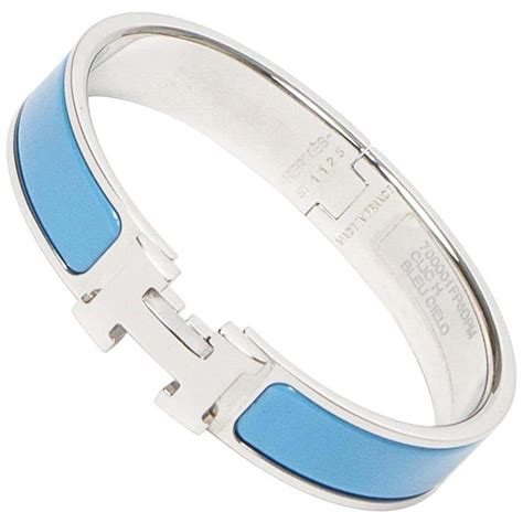 hermes bracelet light blue|hermes bracelet gold and white.